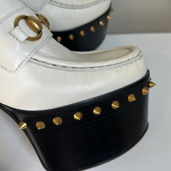 Gucci Vegas Pearl Studded Platforms - Picture 8 of 16